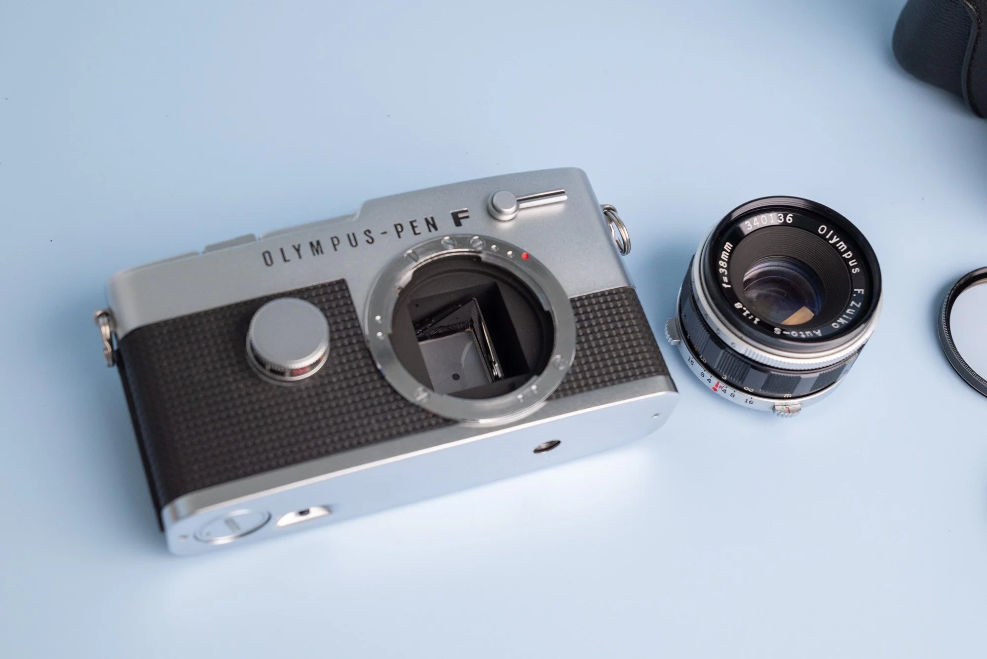 Olympus Pen FT Half Frame 35mm Film SLR Camera with Olympus F